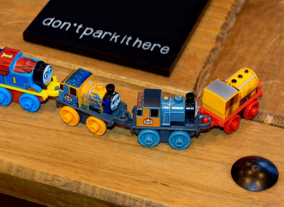 Train fun plastic