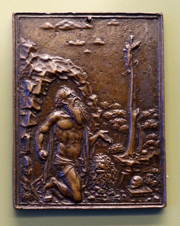 St. Jerome, Galeazzo Mondella (Moderno), late 15th to mid 16th century AD, bronze - Bode-Museum - DSC02512