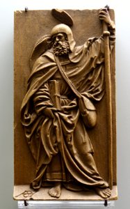 St. James the Great by Hans Schwarz, Augsburg, c. 1516, linden wood - Bode-Museum - DSC03291