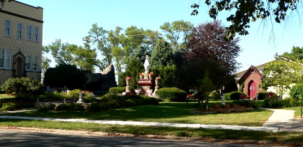 St. Mary Assumption (Dwight, Nebraska) garden and grottoes 1