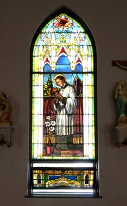 St. Mary Assumption (Dwight, Nebraska) E wall window 2