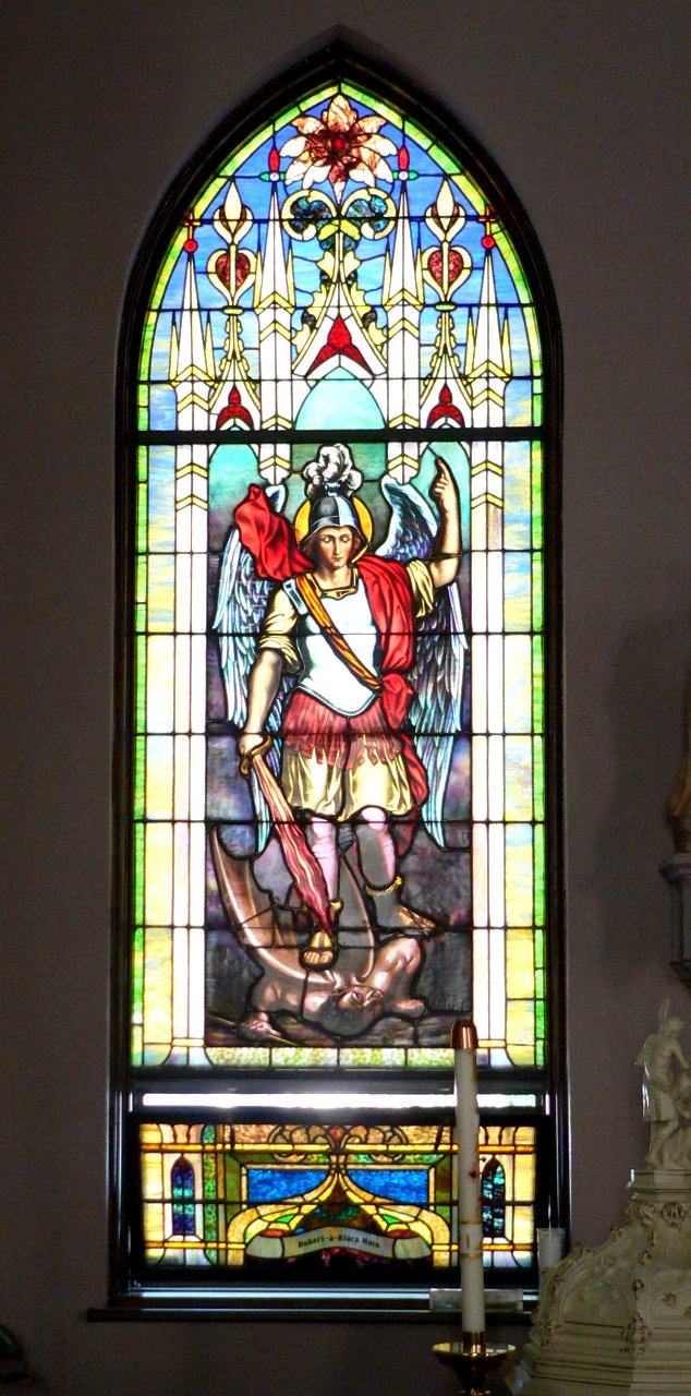 St. Mary Assumption (Dwight, Nebraska) E wall window 1