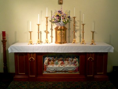 St. Mary's Church (Hodgeman County) altar 1