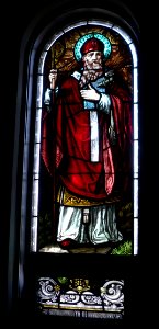 St. Leonard church (Madison, Nebraska) NNW window Boniface