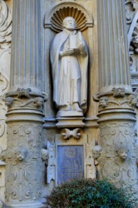 St. Ignatius, entry - Cathédrale Notre-Dame de Luxembourg - DSC06005