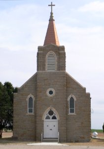 St. Mary's Church (Hodgeman County) from W 2