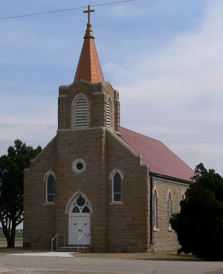 St. Mary's Church (Hodgeman County) from SW 2