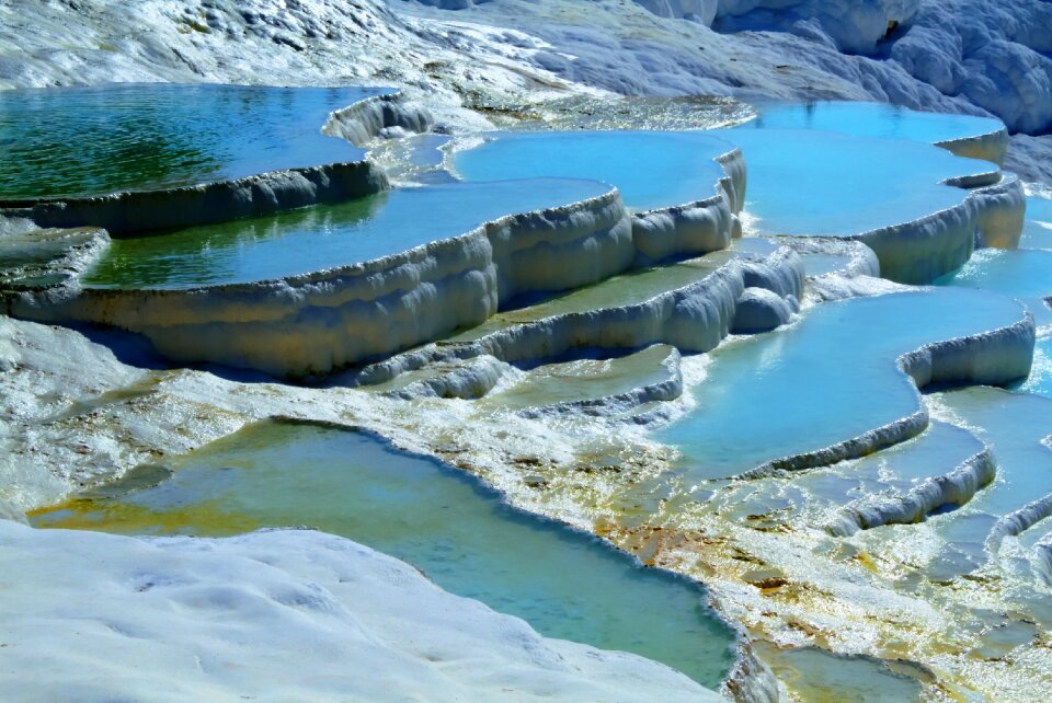 Travertine geology turkey