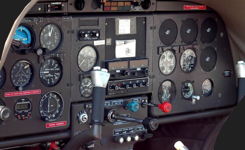 Gauges airplane flight