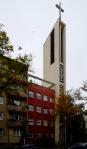 St. Konrad (Berlin) Campanile und Wohnhaus