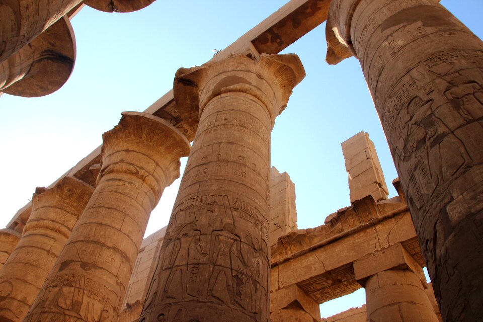 Luxor columns pierre