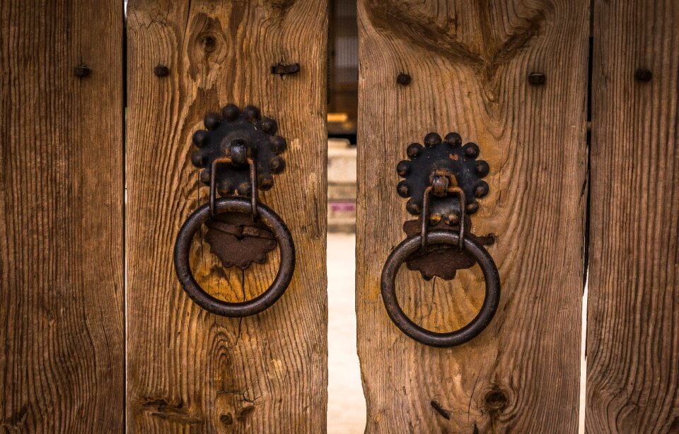 The front door hanok wood
