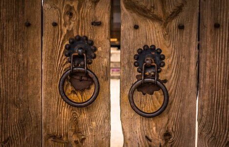 The front door hanok wood