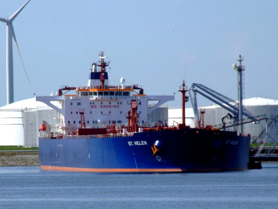 St. Helen IMO 9229350 at the '4e Petroleumhaven', Port of Rotterdam, Holland 08-Jul-2007