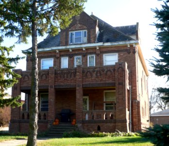 St. Helena Immaculate Conception rectory from N