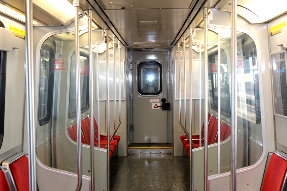 S-Series train car en route to McCowan