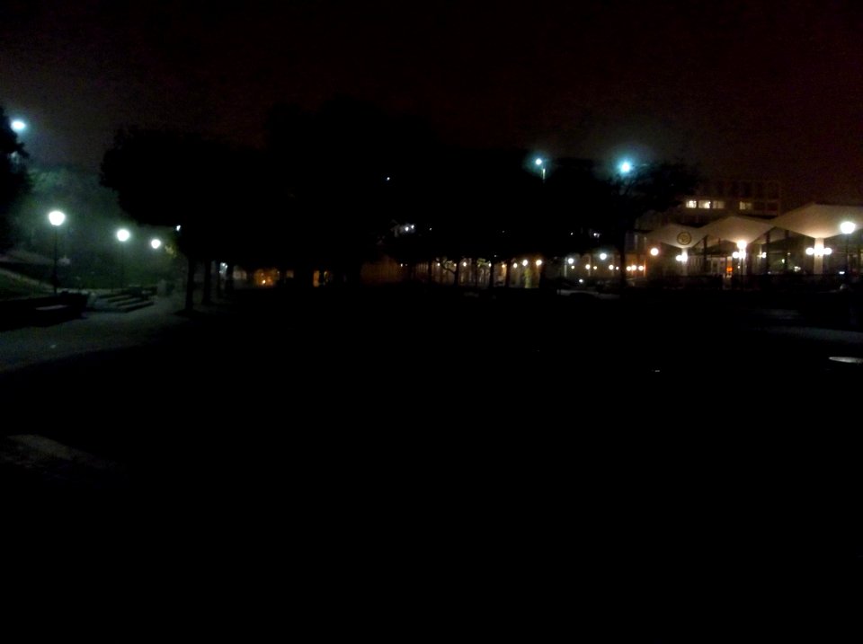 Sproul Plaza at night 9