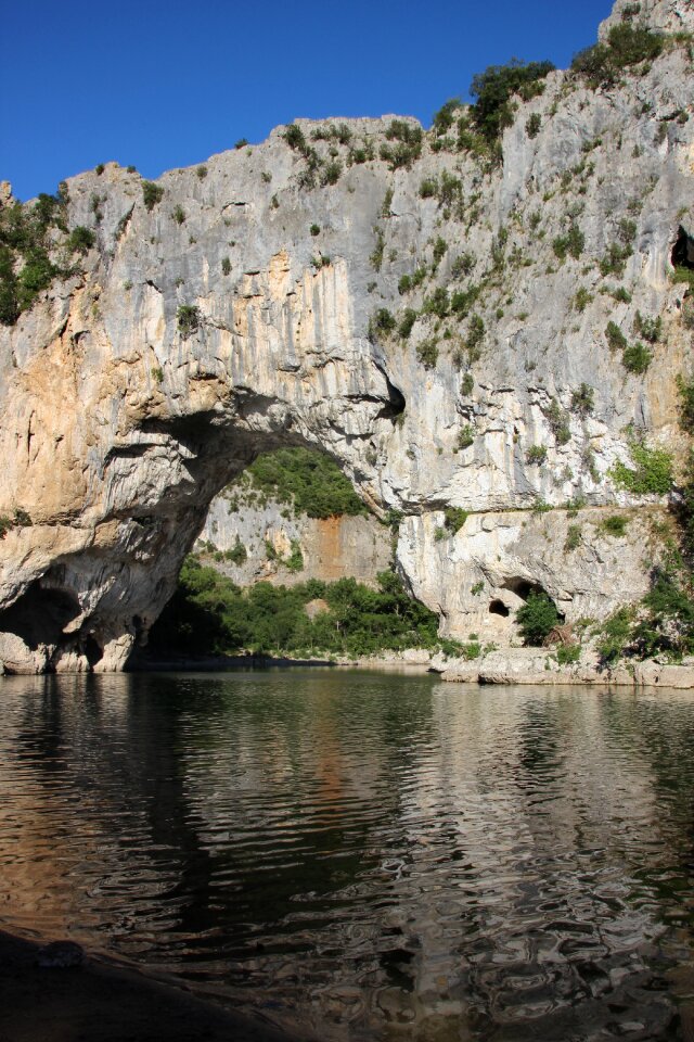 Ardèche bow bridge france