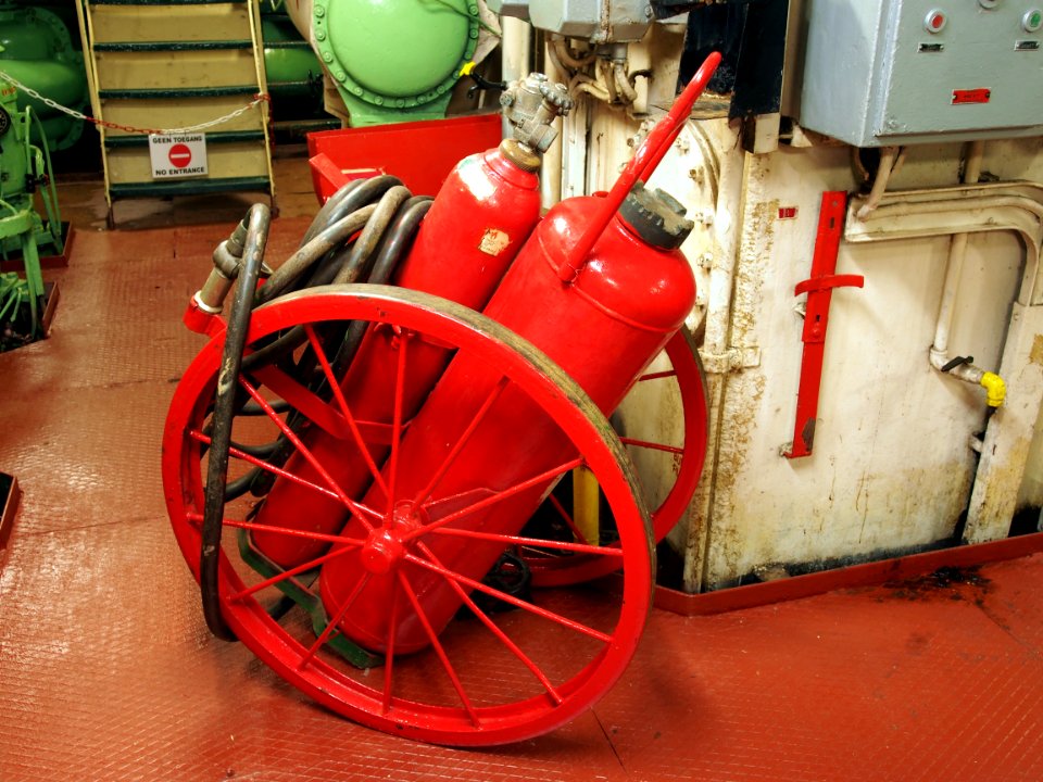 SS Rotterdam, Brandblusser pic2