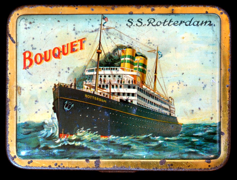 SS Rotterdam, Bouquet sigarenblikje