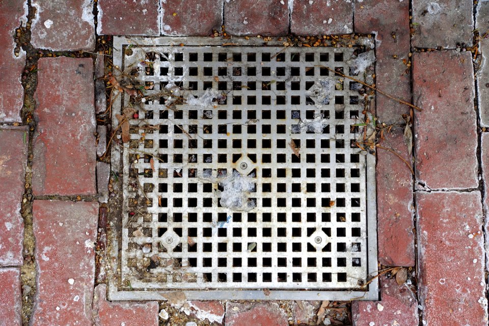 Square grid - storm drain - Cambridge, MA - DSC02745