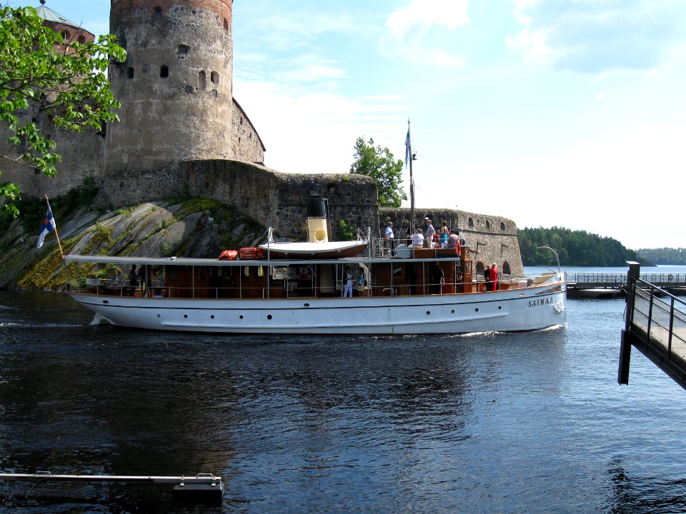 SS Saimaa at Olavinlinna