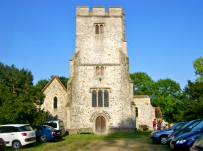 Ss Cosmas and Damian, Challock, west front