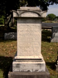 Sproul (Andrew and Mary), Prospect Cemetery, 2015-09-25, 01