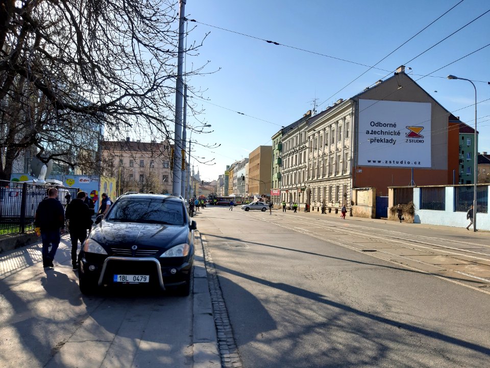 SRAZKA TRAMVAJE A TROLEJBUSU BRNO 20190401 1
