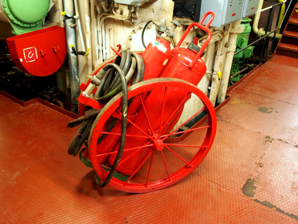 SS Rotterdam, Brandblusser pic1