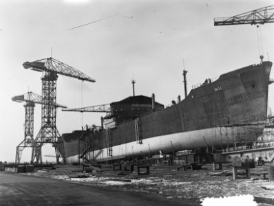 Ss. Bill op helling bij NDSM Amsterdam, Bestanddeelnr 904-9444