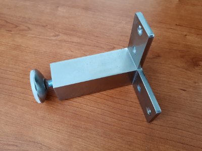Square stainless steel furniture leg - C