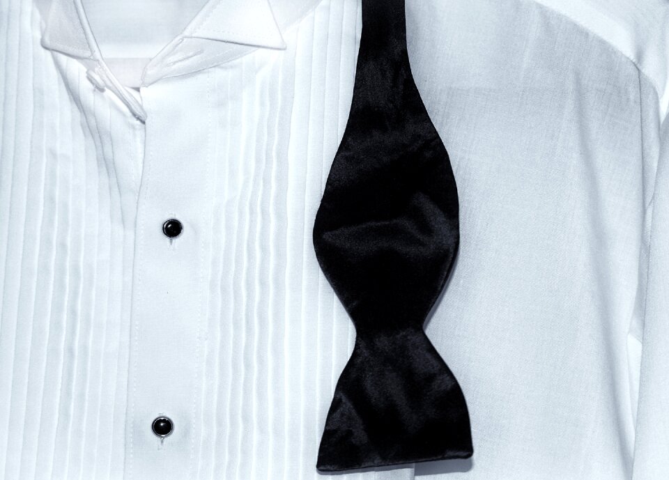 White formal clothing