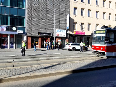 SRAZKA TRAMVAJE A TROLEJBUSU BRNO 20190401 15
