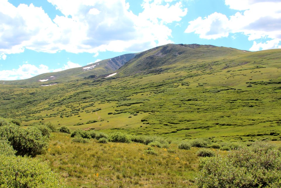 Square Top Mountain viewed from the Guanella Pass, July 2016
