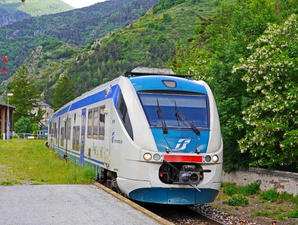 La brigue railway station platform