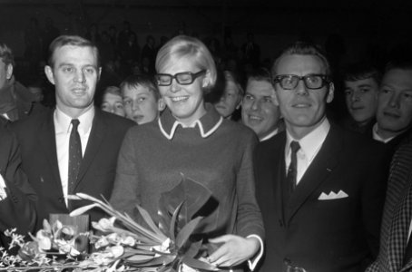 Sportmensen van het jaar bekend gemaakt in TV-uitzending van AVRO, v.l.n.r. Gert, Bestanddeelnr 922-0018