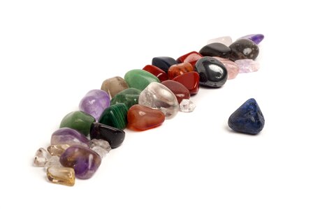 Crystal mineral quartz