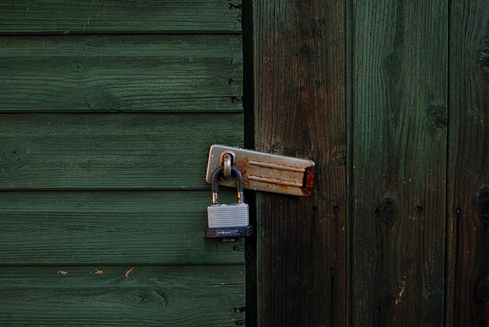 Rustic shed unlock