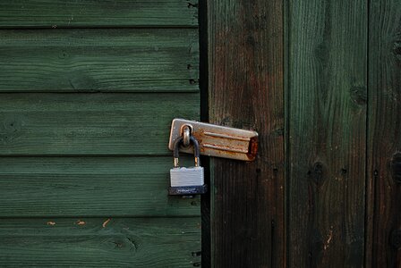 Rustic shed unlock