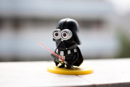 Minion darth vader doll photo