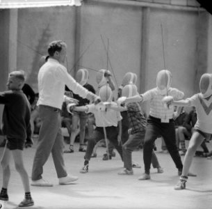 Sportweek in Oude RAI. Schermen, Bestanddeelnr 912-7461