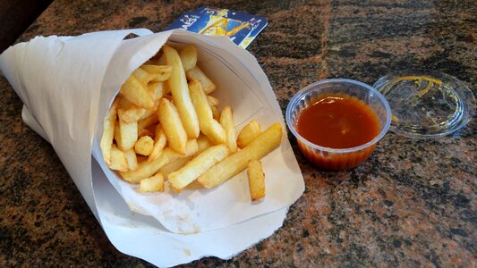 Chips takeaway junk food