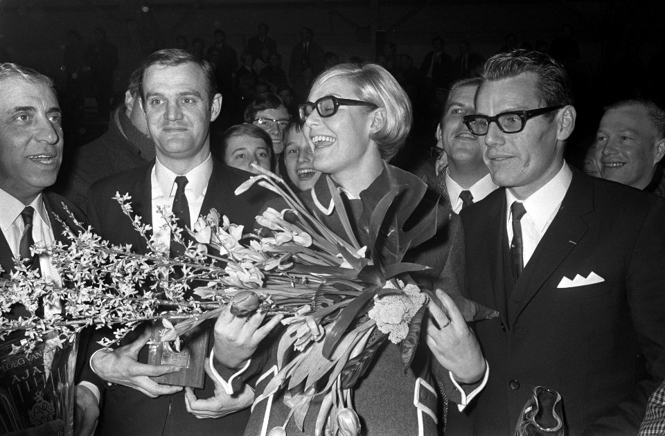Sportmensen van het jaar bekend gemaakt in TV-uitzending van AVRO, v.l.n.r. Gert, Bestanddeelnr 922-0017