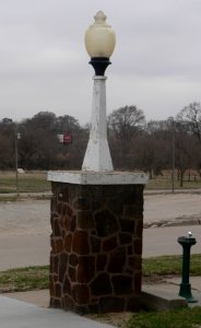 Springfield, Nebraska Community Hall lamppost 1