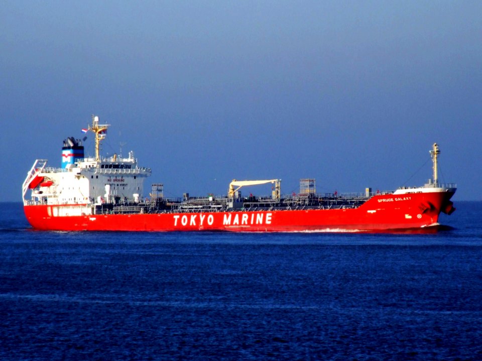 Spruce Galaxy IMO 9308235 p1 approaching Port of Rotterdam, Holland 15-Dec-2007