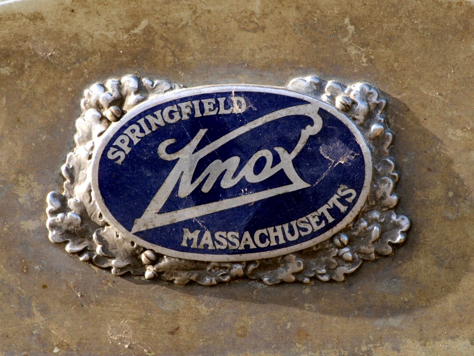 Springfield Massachusetts Knox Automobile Company, 1911 Knox Type R Logo pic2