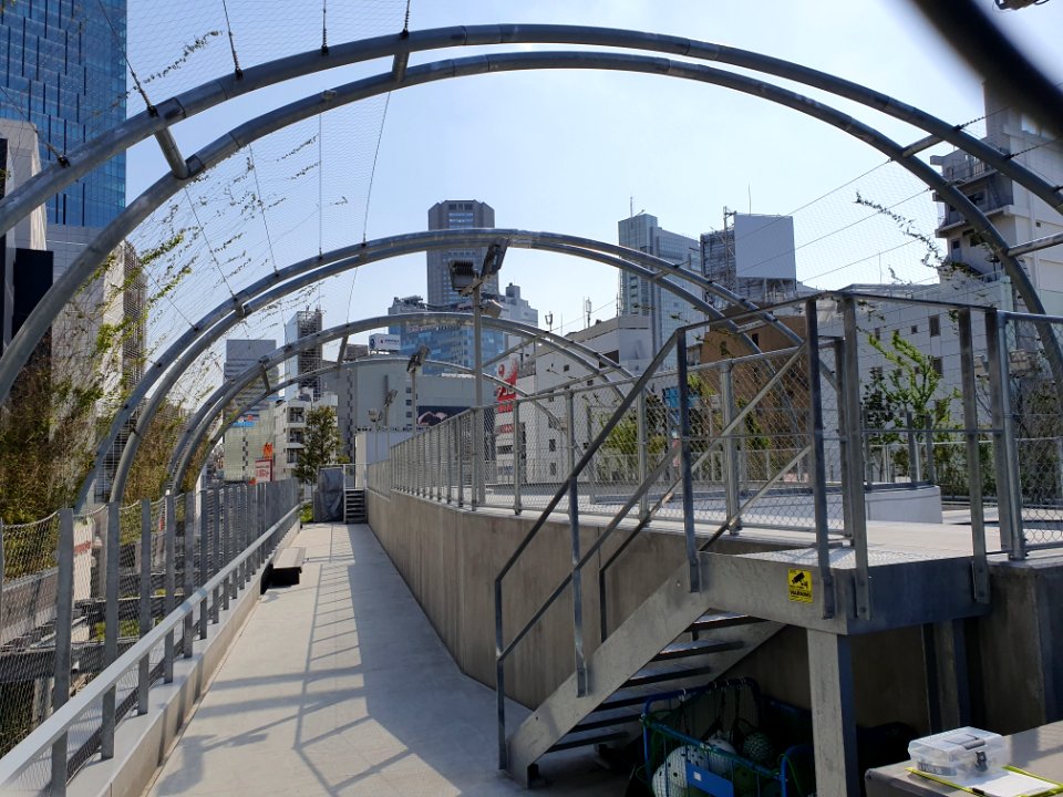 Sports ground at top of Miyashita Park 4