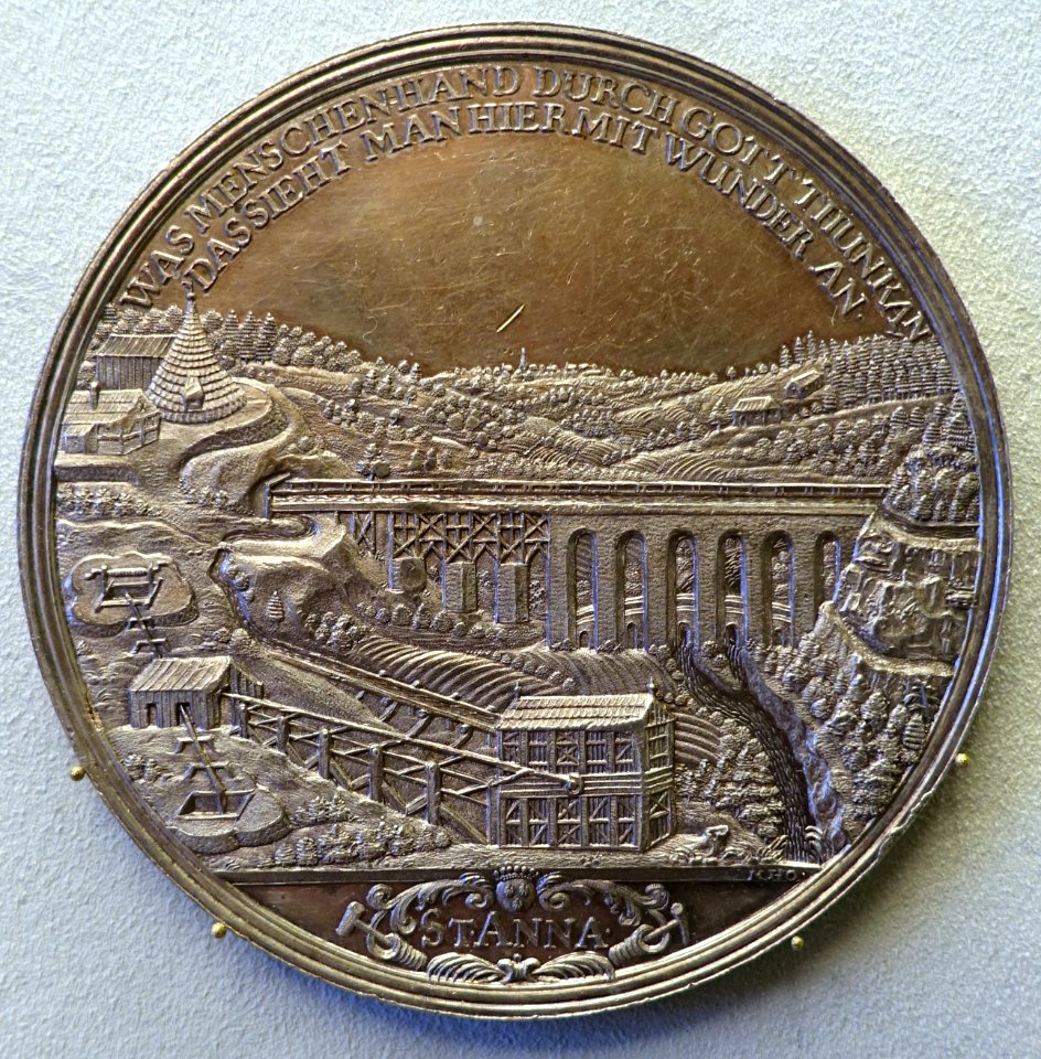 St. Anna Mine (Grube St. Anna) at Freiberg, by Martin Heinrich Omeis, 1690 - Bode-Museum - DSC02816