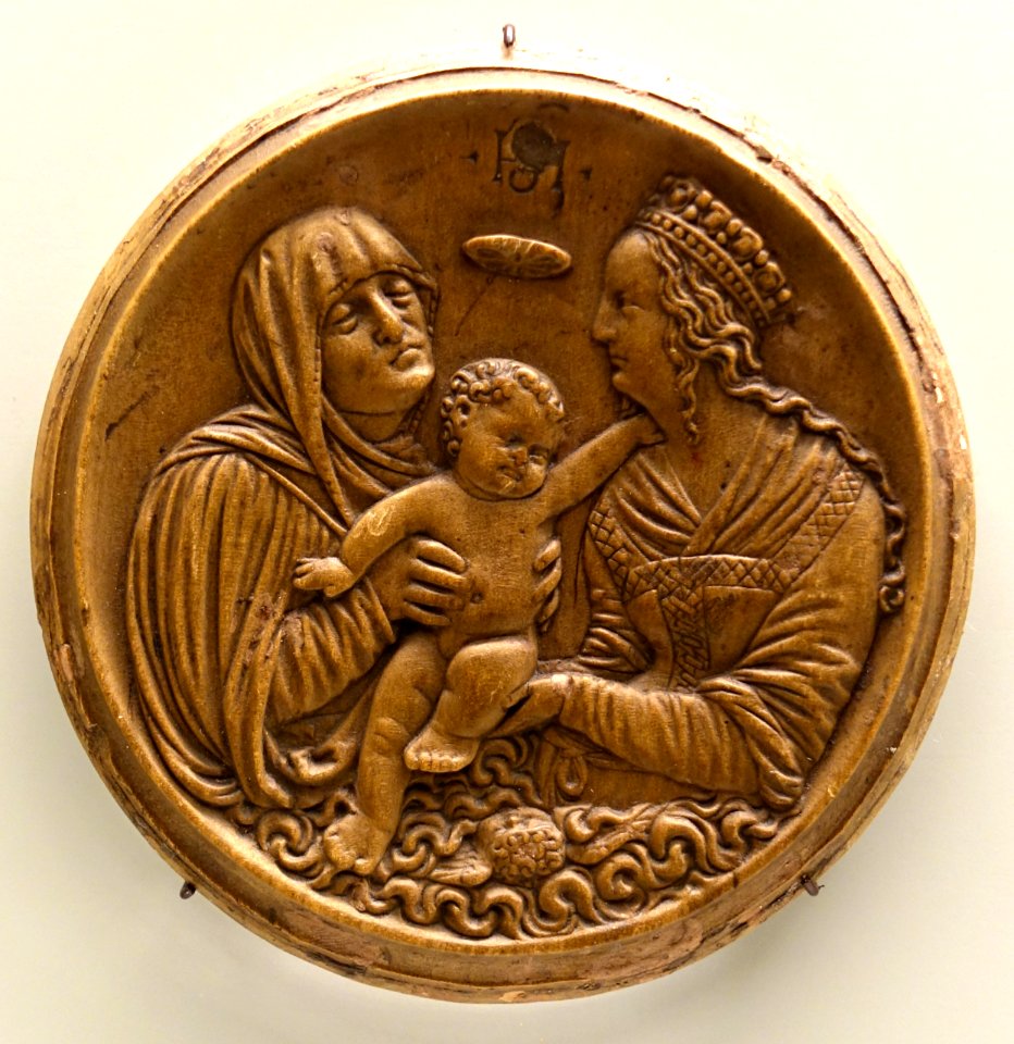 St. Anne with the Virgin and the Christ Child, by Hans Schwartz, Augsburg, c. 1516, linden wood - Bode-Museum - DSC03292
